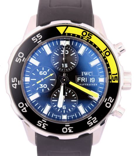 acqua timer iwc|aquatimer chronograph.